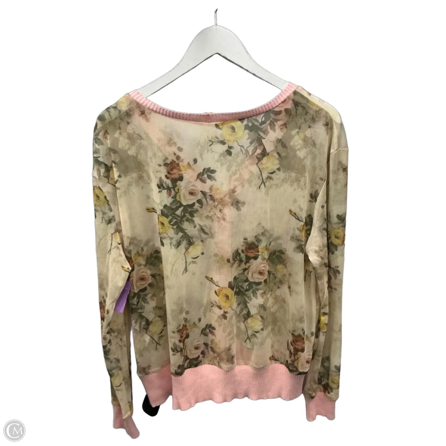 Cardigan By Like Love In Floral Print, Size: 3x