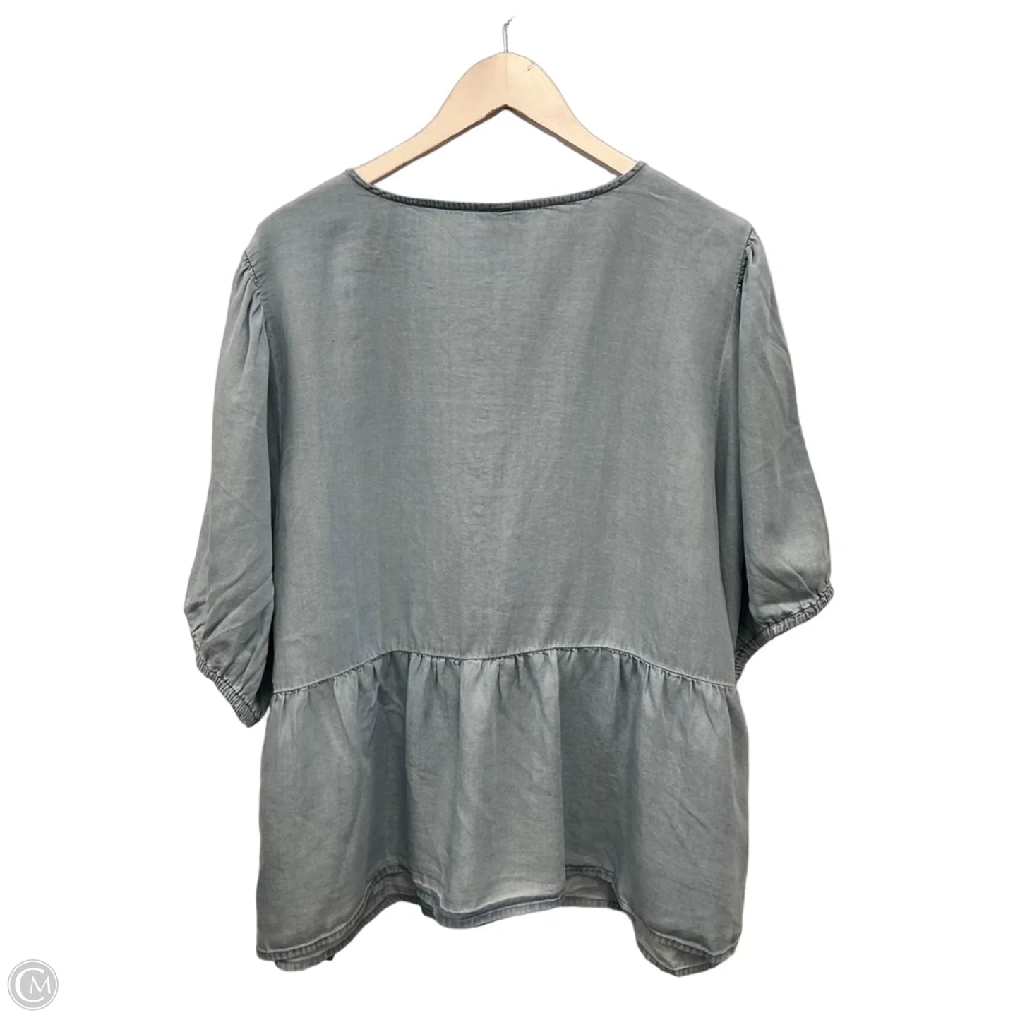 Top Short Sleeve By Torrid In Blue, Size: 2x
