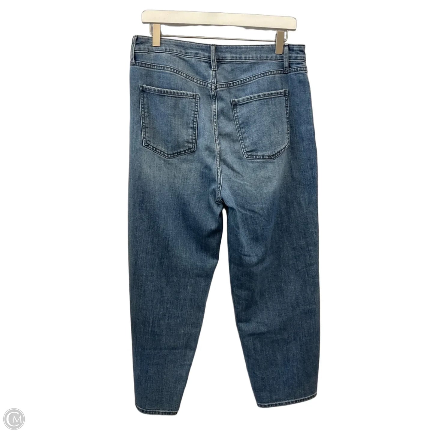 Jeans Straight By Chicos In Blue Denim, Size: 10