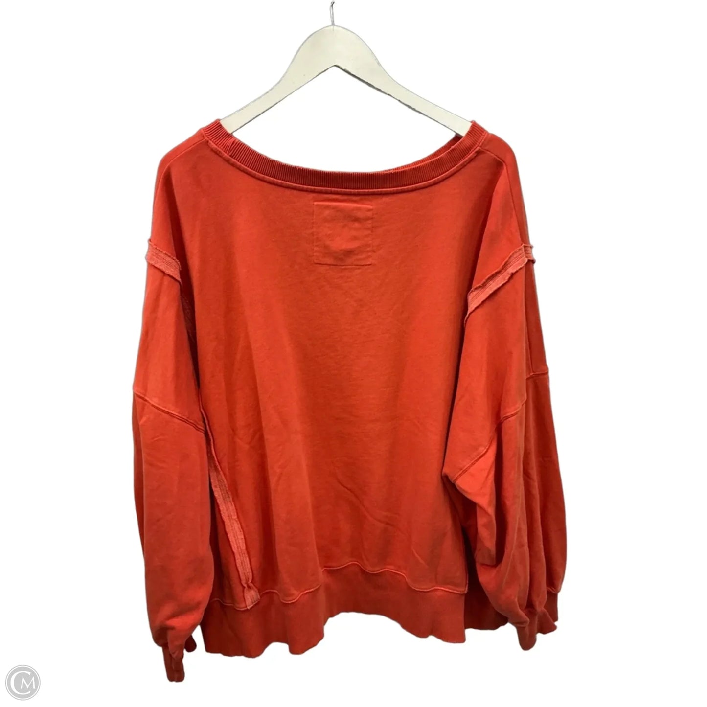 Sweatshirt Crewneck By American Eagle In Orange, Size: L