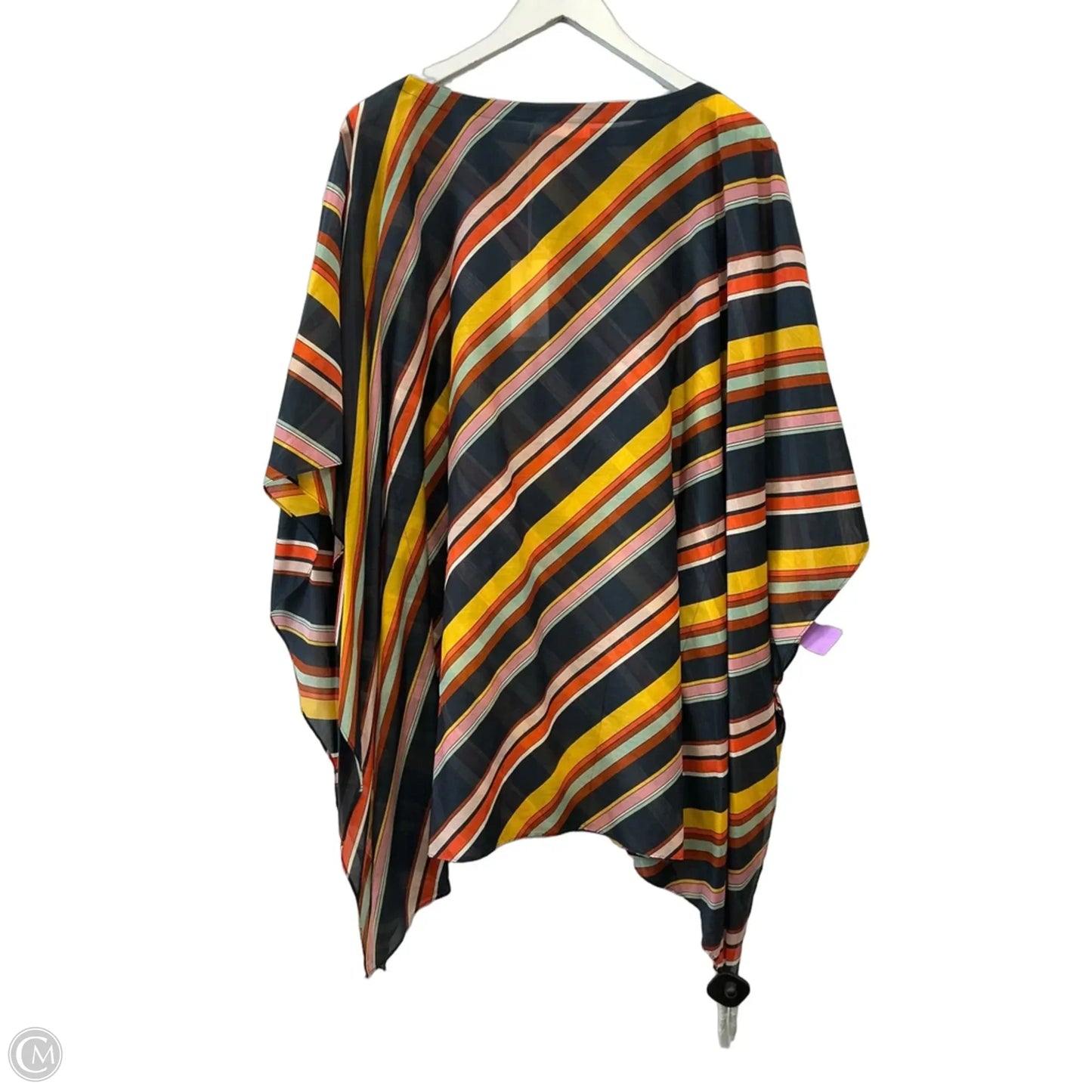 Swimwear Cover-up Designer By Tory Burch In Striped Pattern, Size: S