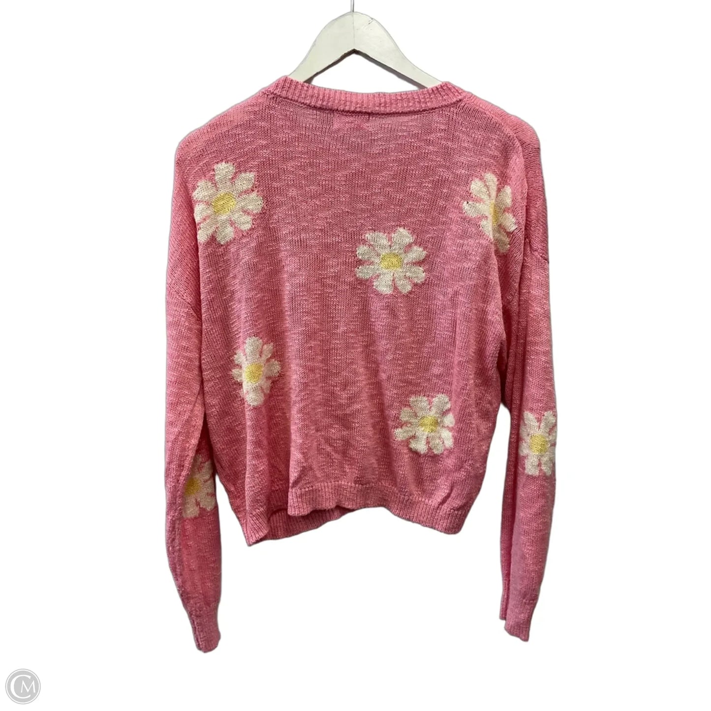 Sweater By Pink Lily In Pink, Size: M