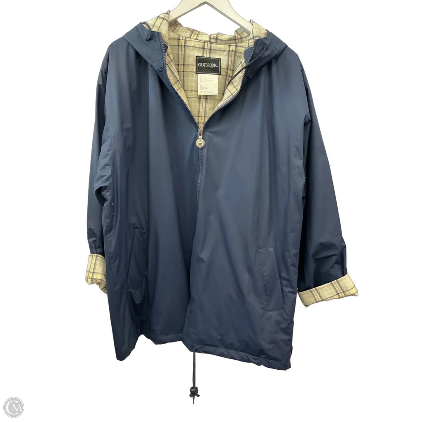 Jacket Other By Clothes Mentor In Navy, Size: 1x