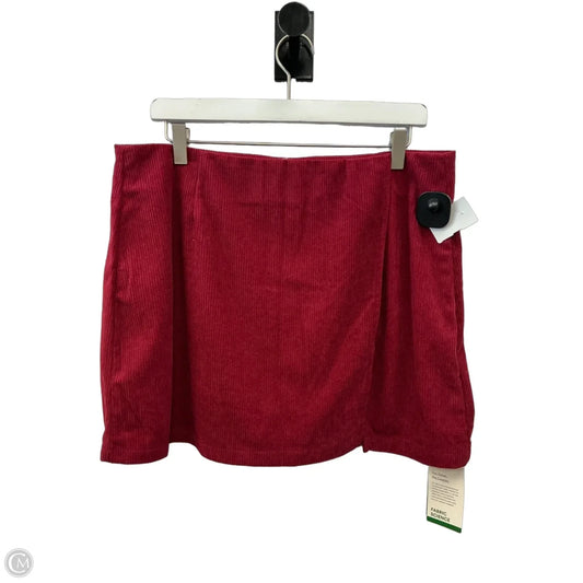 Skort By Halara In Red, Size: 14