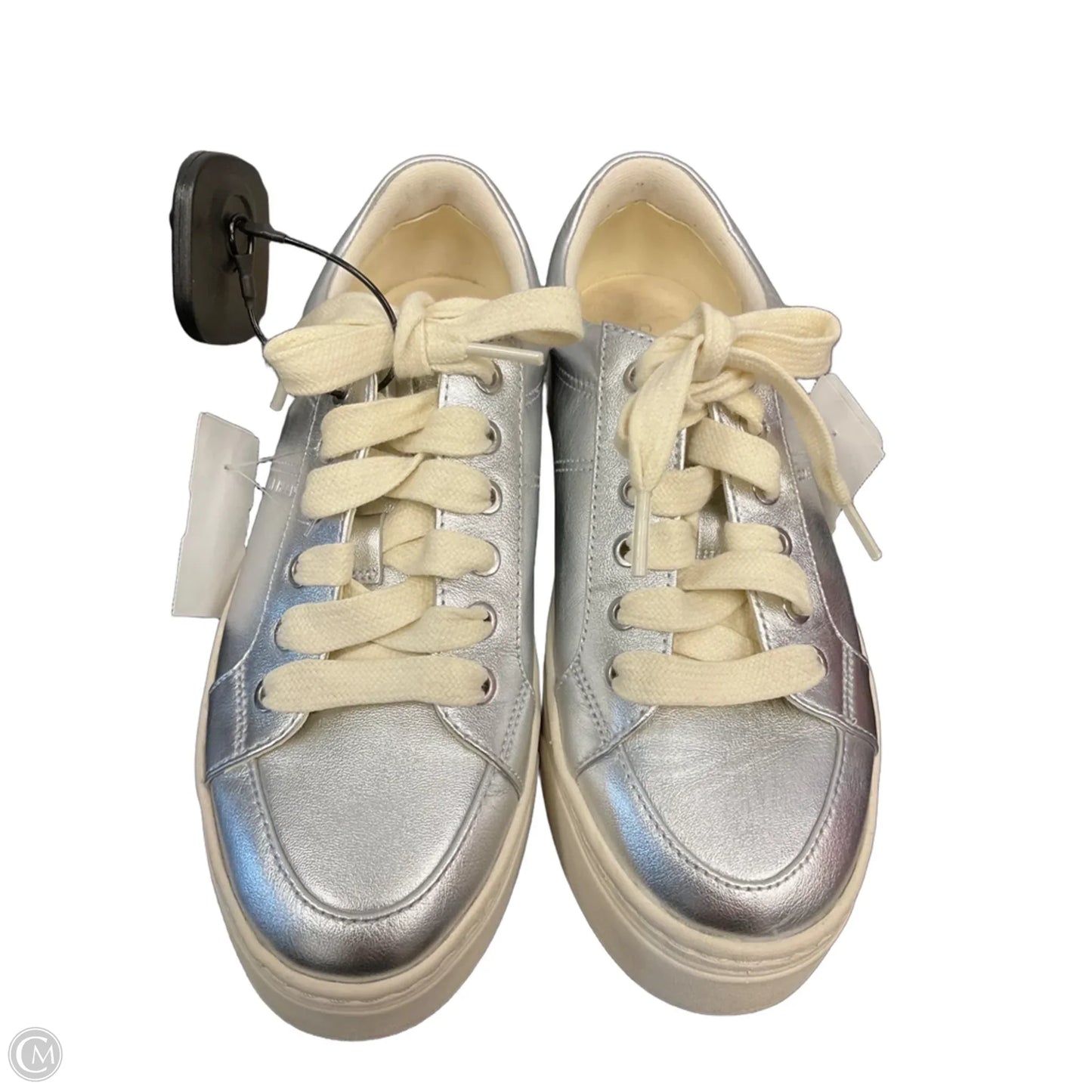 Shoes Heels Platform By Cole-haan In Silver, Size: 7.5
