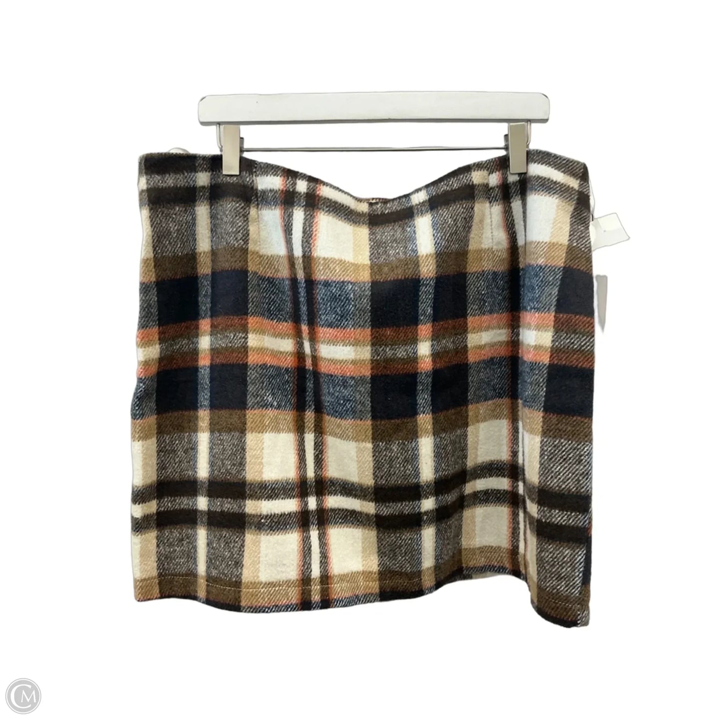 Skirt Midi By Clothes Mentor In Brown, Size: 20