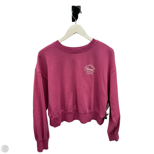 Sweatshirt Crewneck By Old Navy In Pink, Size: M