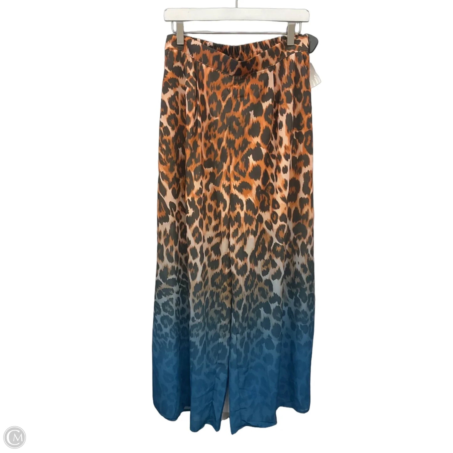 Pants Wide Leg By Clothes Mentor In Animal Print, Size: M