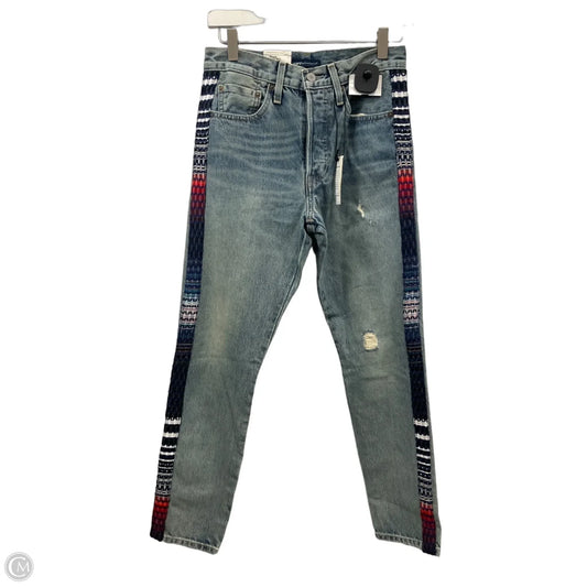 Jeans Skinny By Levis In Blue Denim, Size: 2