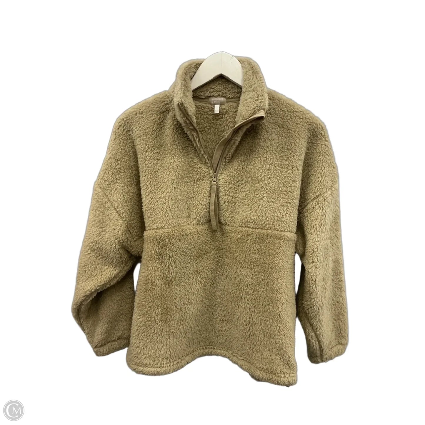 Top Long Sleeve By Clothes Mentor In Beige, Size: M