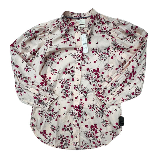Top Ls By J. Crew In Pink Floral, Size: XS/S
