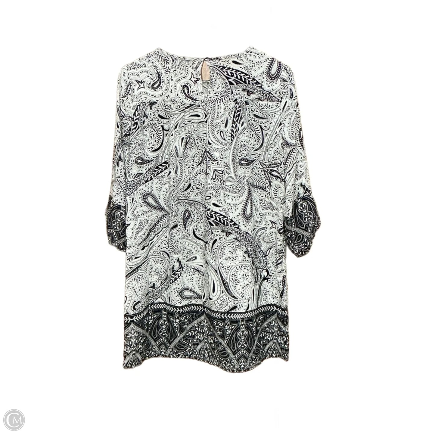 Dress Casual Midi By Loft In Black & White, Size: S