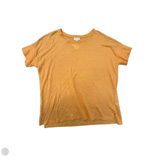 Top Short Sleeve Basic By J. Jill In Orange, Size: S