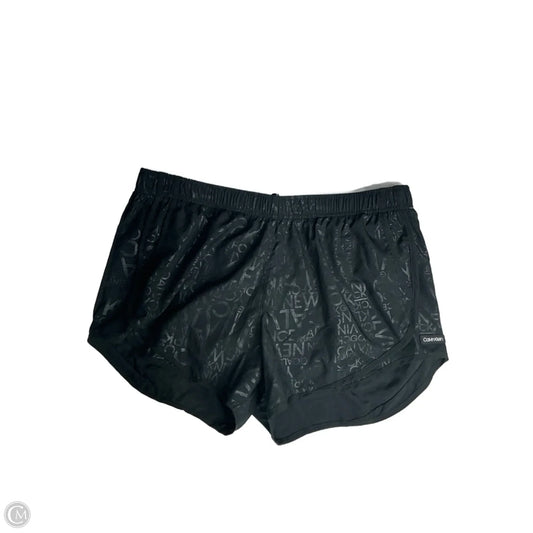 Athletic Shorts By Calvin Klein In Black, Size: Xl