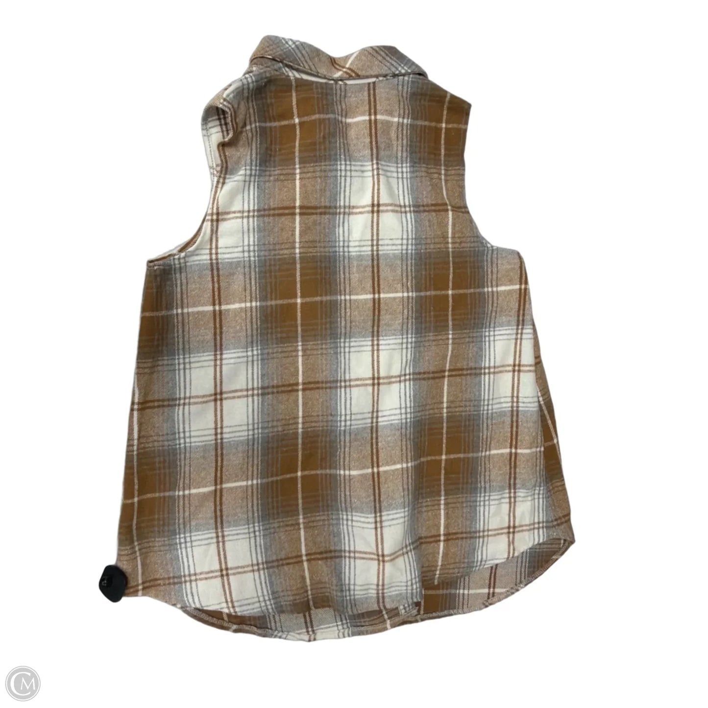 Jacket Shirt By Shein In Plaid Pattern, Size: 2x