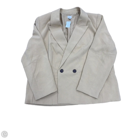Blazer By A New Day In Tan, Size: 2x