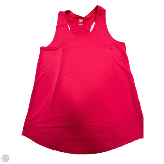 Athletic Tank Top By Athletic Works In Red, Size: L