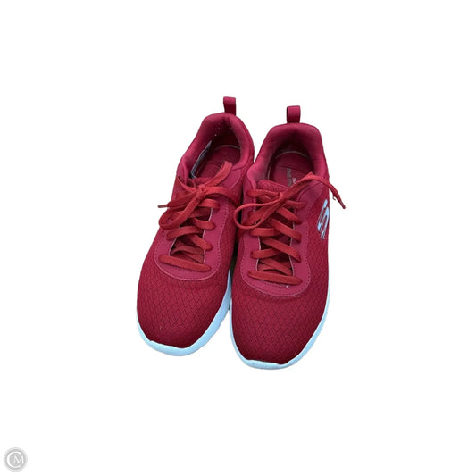 Shoes Athletic By Skechers In Red, Size: 7.5