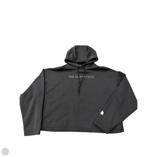 Athletic Top Long Sleeve Hoodie By The North Face In Black, Size: Xl