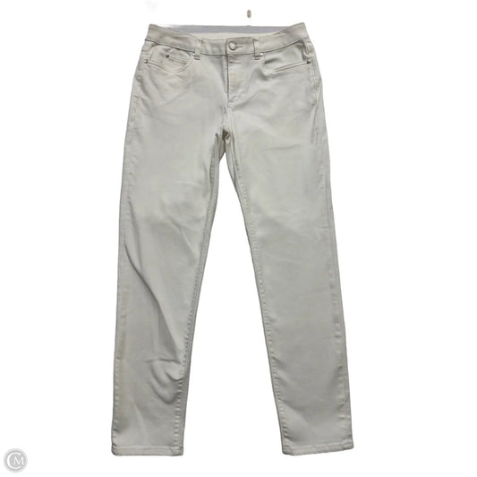 Jeans Straight By Vince Camuto In White Denim, Size: 10