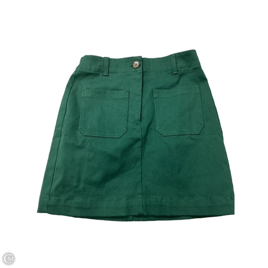Skirt Mini & Short By Loft In Green, Size: 0