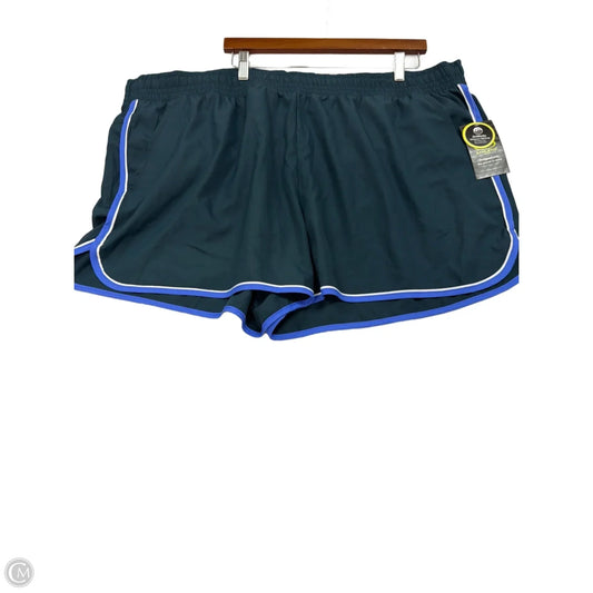 Athletic Shorts By Athletic Works In Green, Size: 2x