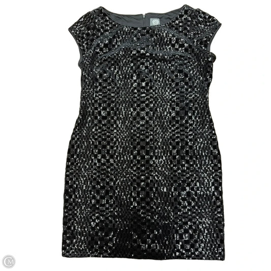 Dress Party Midi By Vince Camuto In Black, Size: Xl