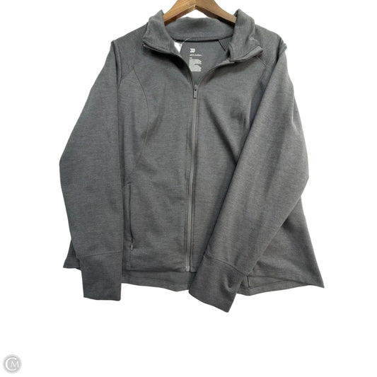 Athletic Jacket By All In Motion In Grey, Size: 2x
