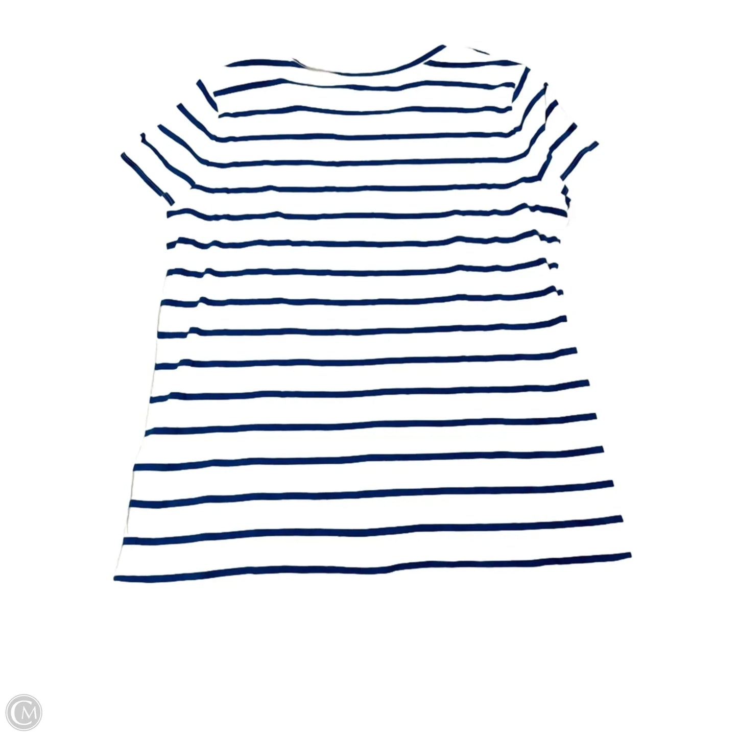 Top Short Sleeve By Ralph Lauren In Striped Pattern, Size: Xl
