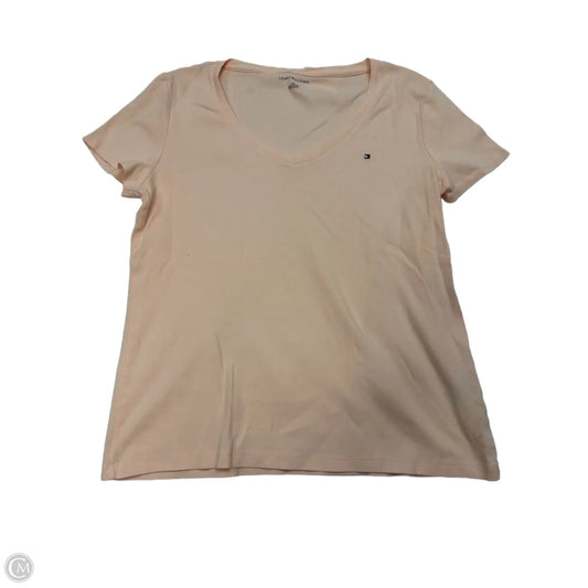 Top Short Sleeve Basic By Tommy Hilfiger In Pink, Size: L