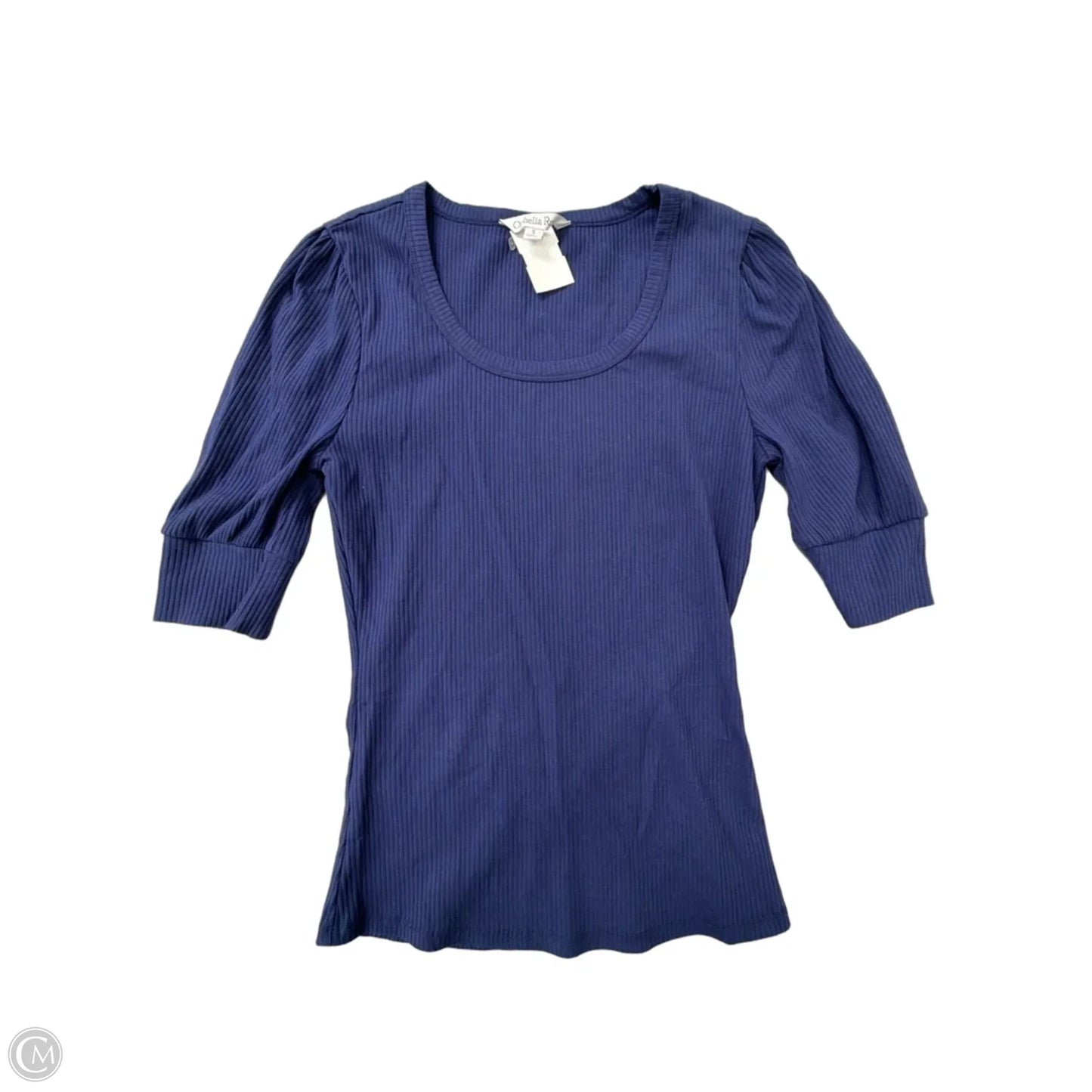 Top Short Sleeve By Ophelia Roe In Blue, Size: S