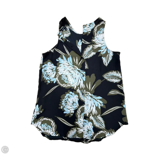 Top Sleeveless By Who What Wear In Floral Print, Size: S