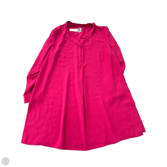 Top Long Sleeve By Anne Klein In Pink, Size: 1x
