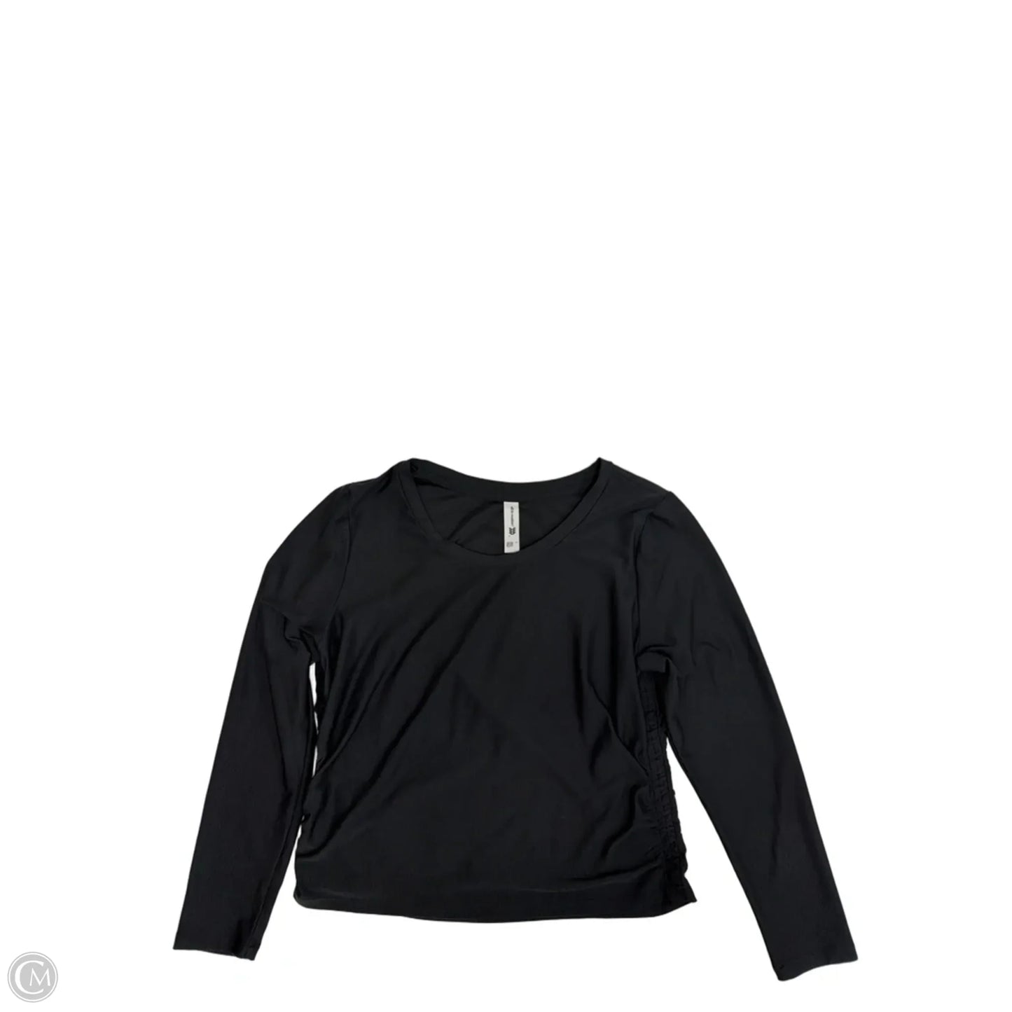 Athletic Top Long Sleeve Crewneck By All In Motion In Black, Size: L