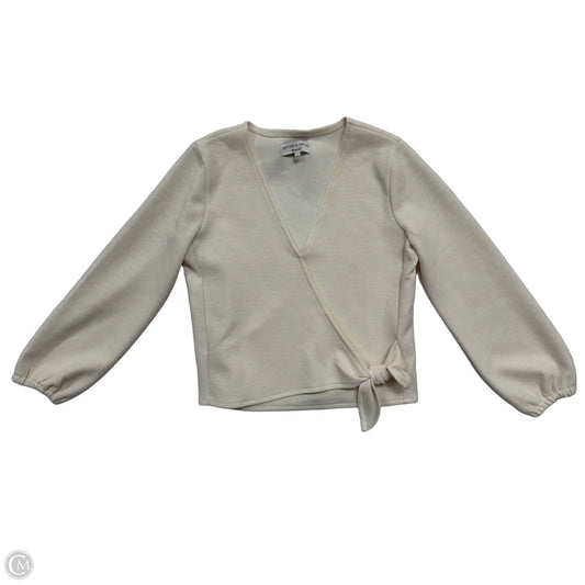 Top Long Sleeve By Clothes Mentor In Cream, Size: S
