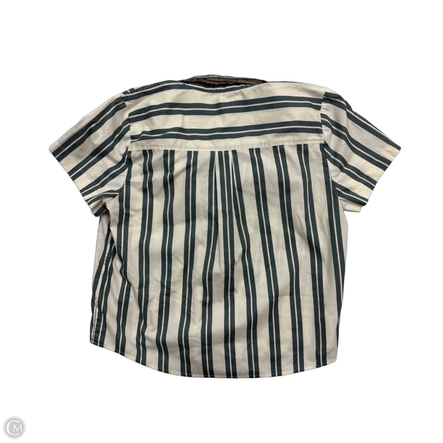 Top Short Sleeve By J. Crew In Striped Pattern, Size: M