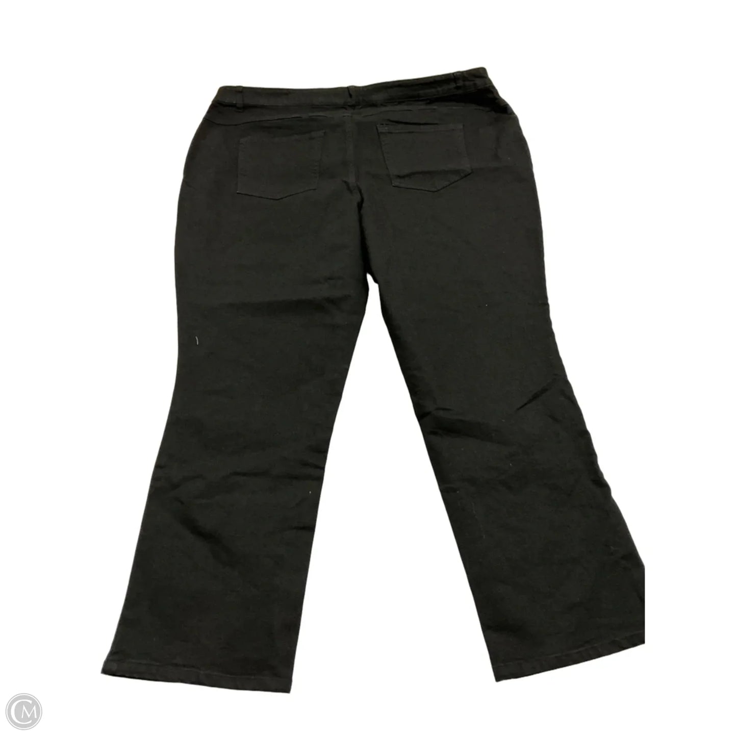 Pants Chinos & Khakis By Woman Within In Black, Size: 24