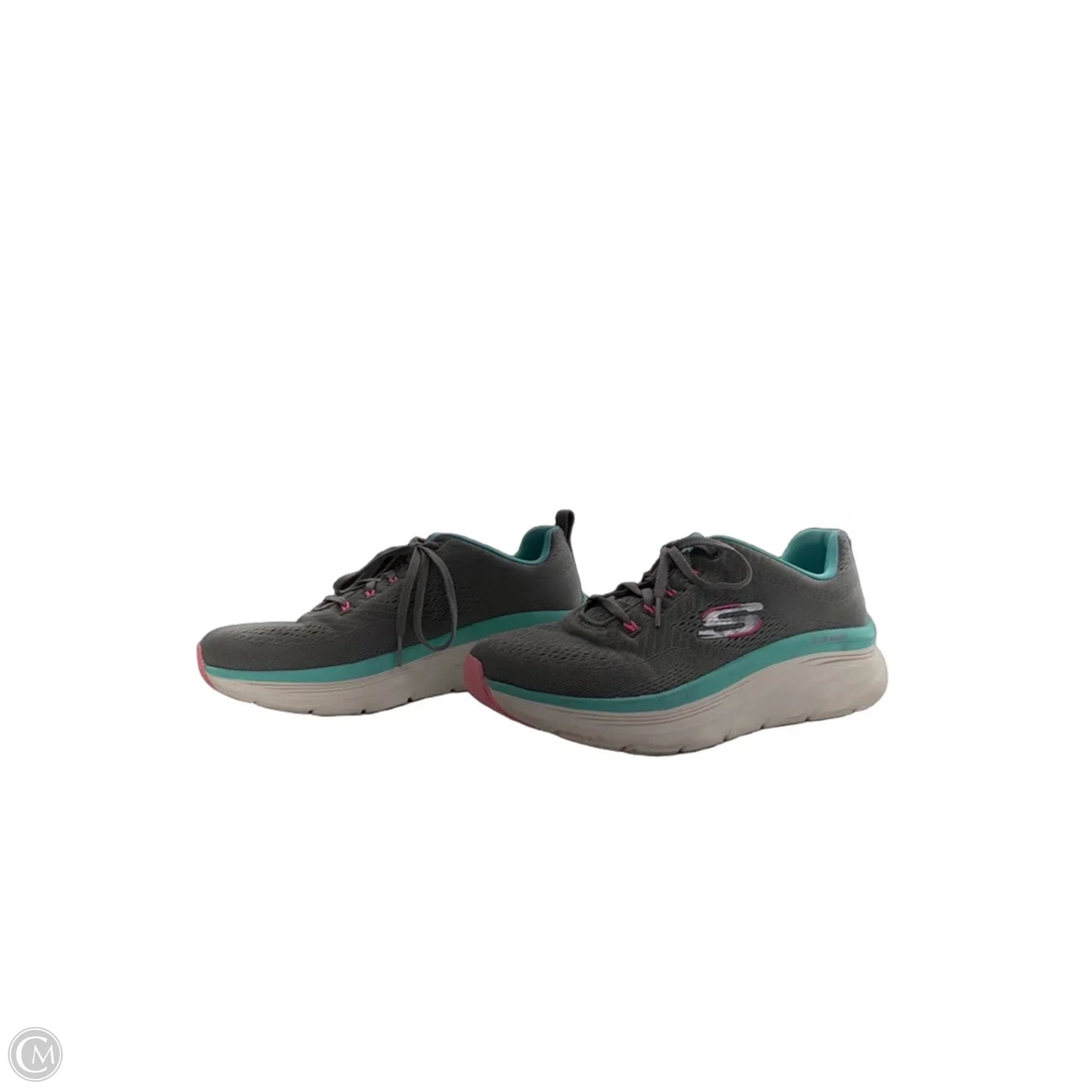 Shoes Athletic By Skechers In Grey & Pink, Size: 9