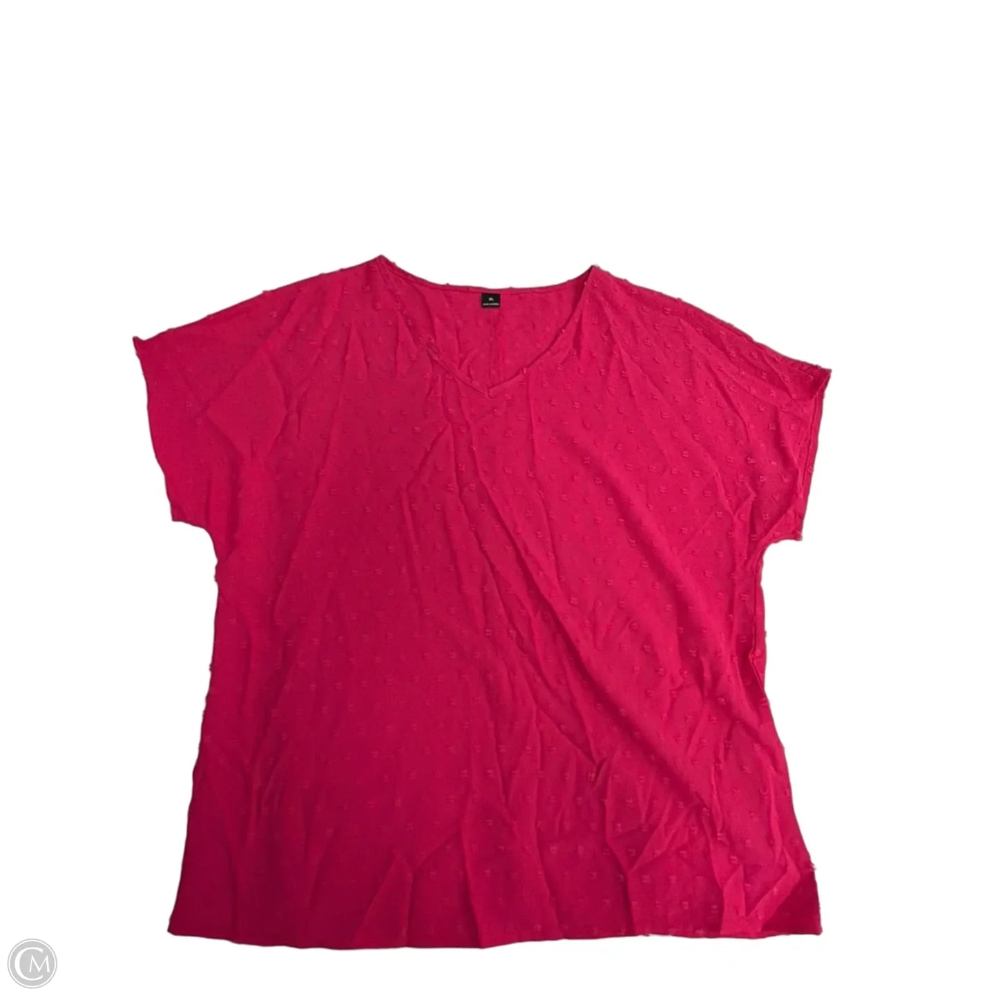 Top Short Sleeve By Clothes Mentor In Pink, Size: Xl