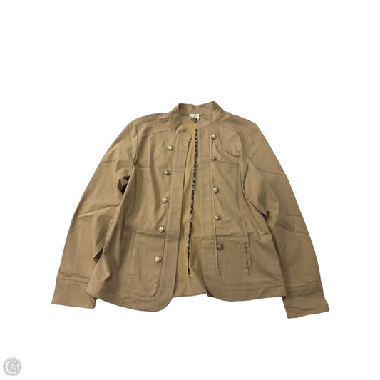 Blazer By Dressbarn In Tan, Size: M