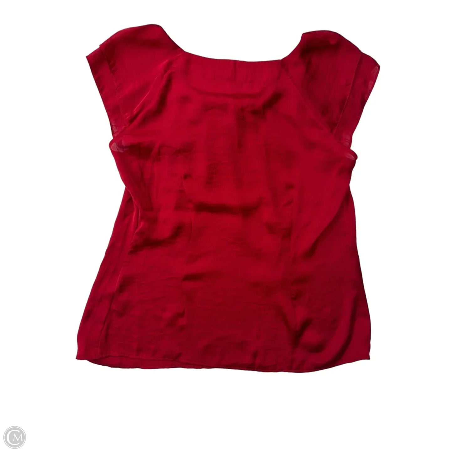 Top Short Sleeve By Dressbarn In Red, Size: M