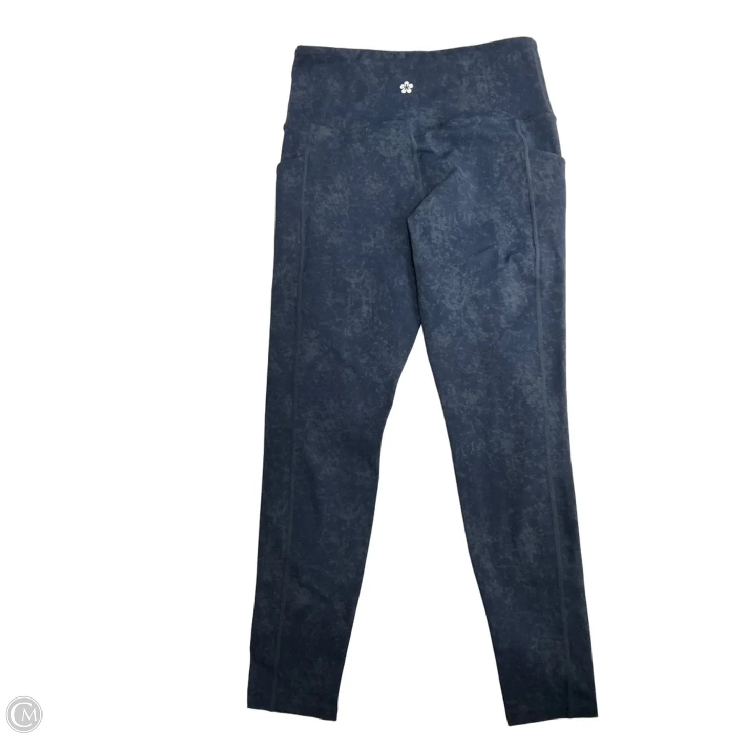 Athletic Leggings By Tuff Athletics In Blue, Size: M