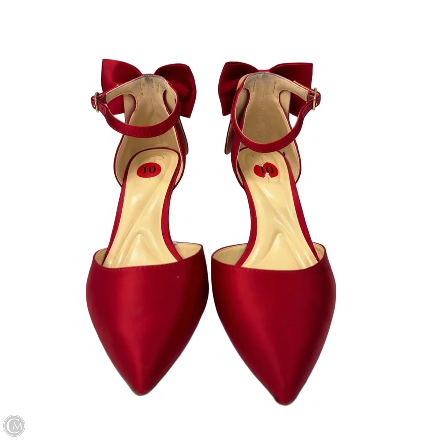 Shoes Heels Stiletto By Jessica Simpson In Red, Size: 10