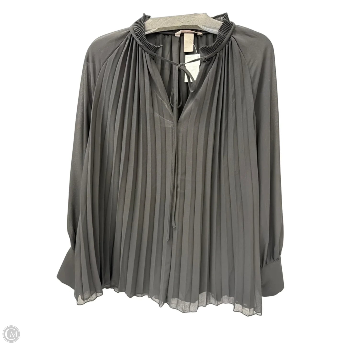 Top Long Sleeve By H&m In Blue, Size: L