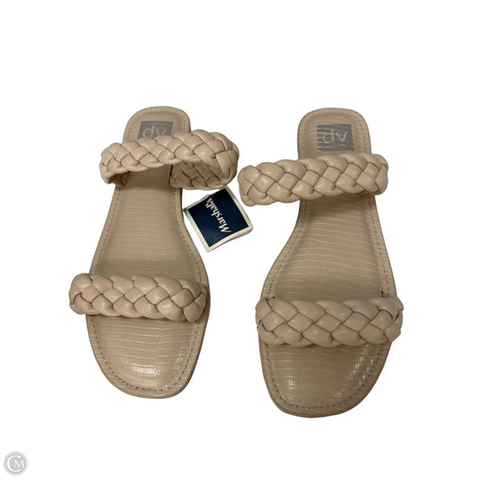 Sandals Flats By Dv In Taupe, Size: 9.5