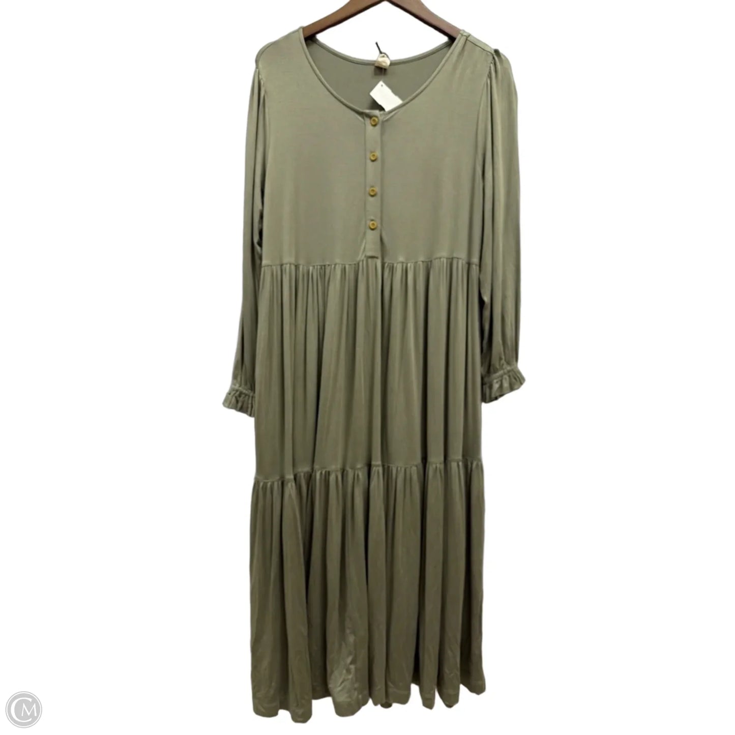 Dress Casual Maxi By Clothes Mentor In Green, Size: M