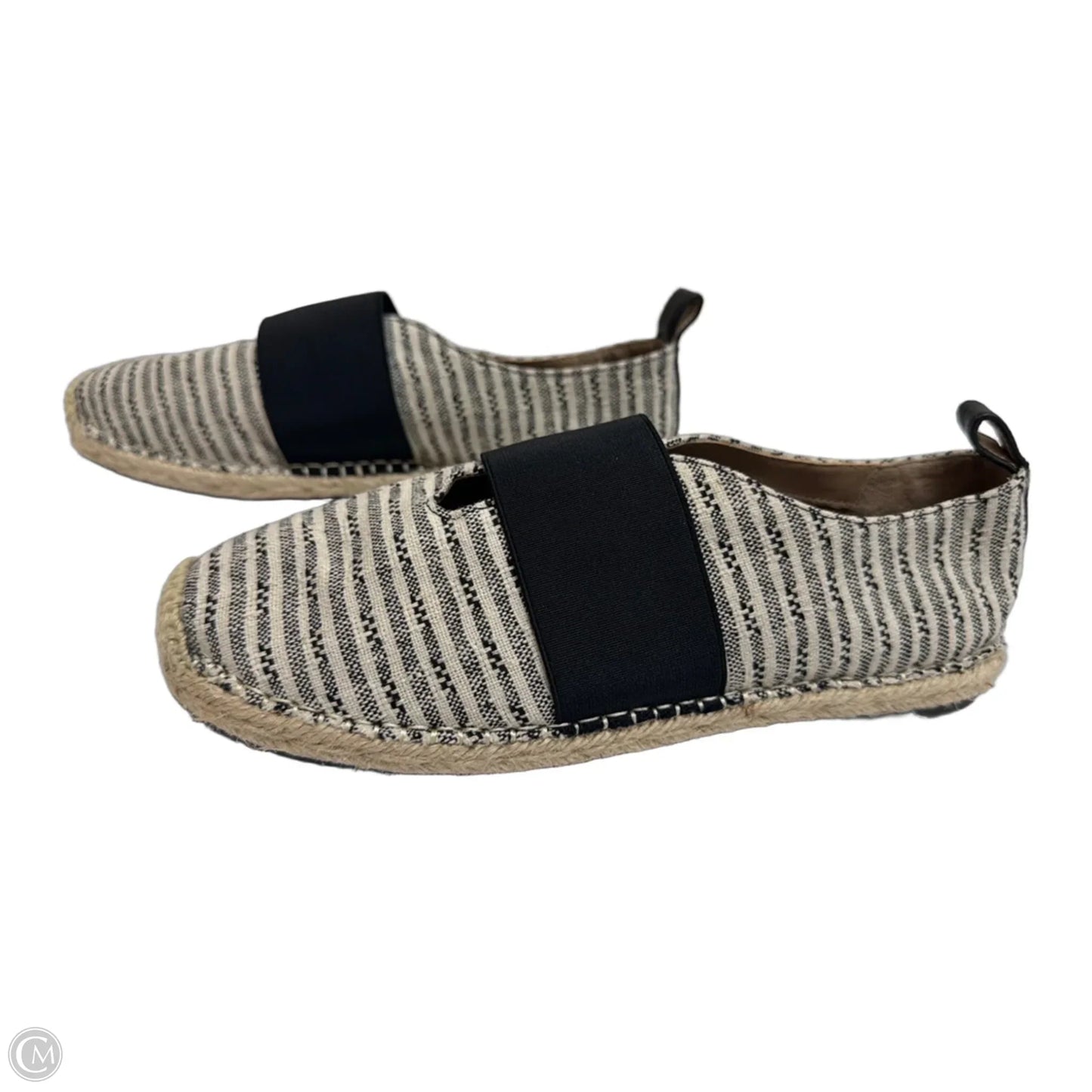 Shoes Flats By Lord And Taylor In Black & Cream, Size: 8.5