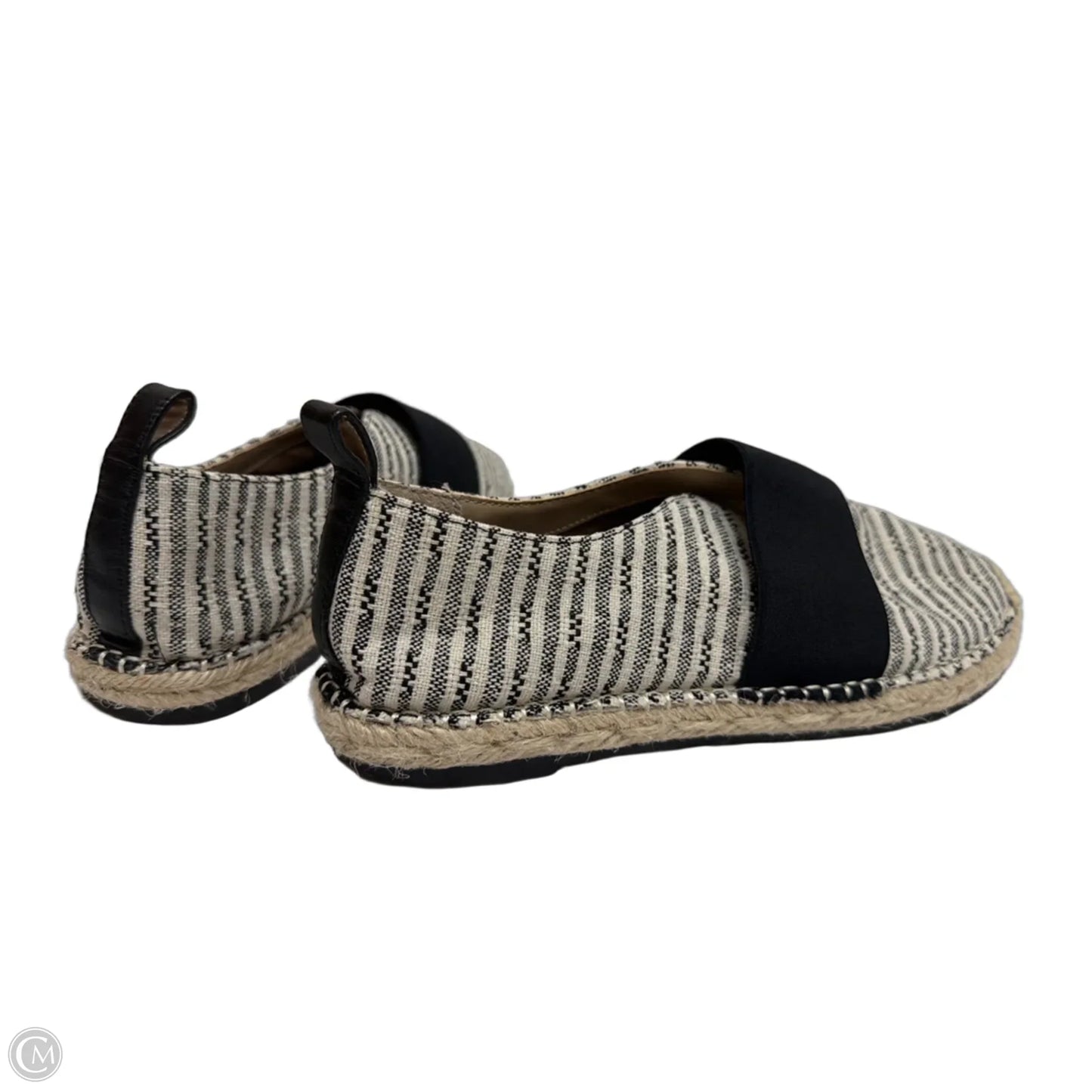 Shoes Flats By Lord And Taylor In Black & Cream, Size: 8.5