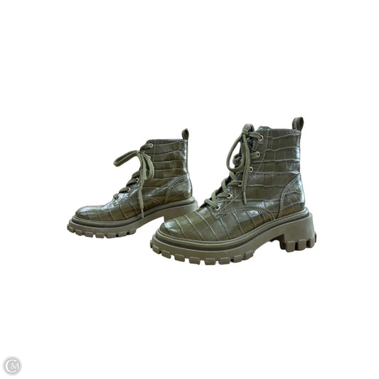 Boots Combat By Schutz In Green, Size: 8