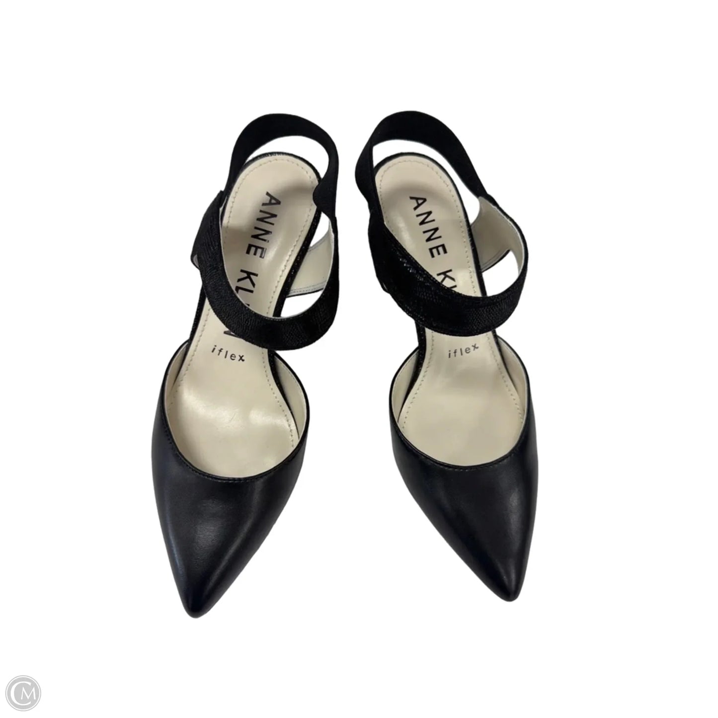 Sandals Heels Kitten By Anne Klein In Black, Size: 6.5